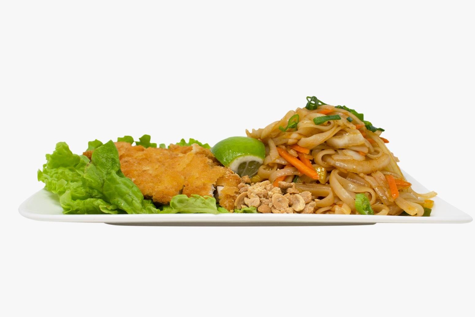 Pad thaï poulet pané