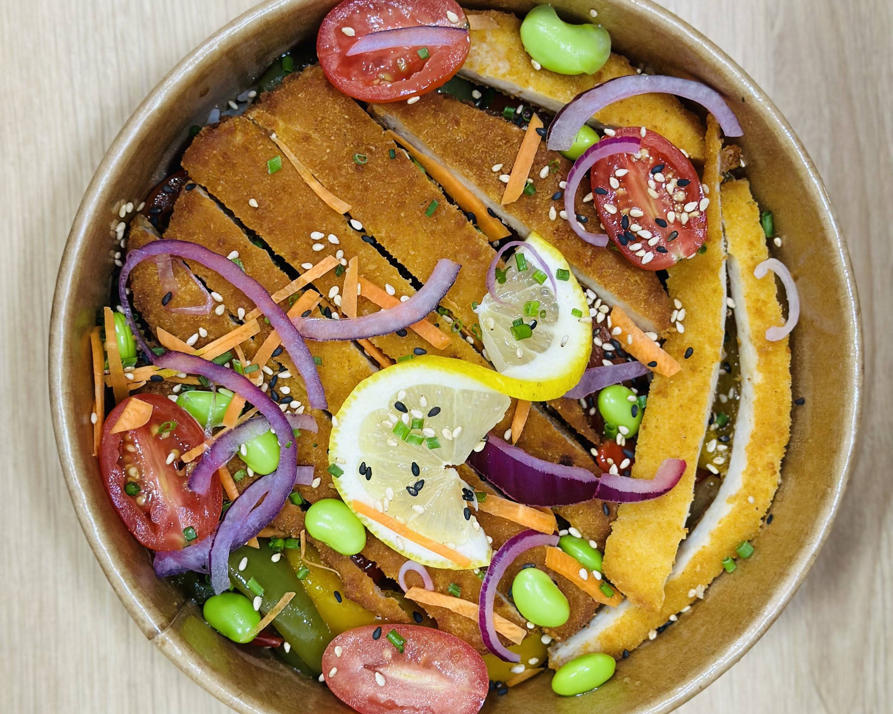 Soba Poulet Panée