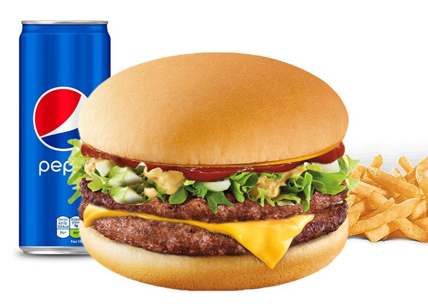 Menu Double Burger