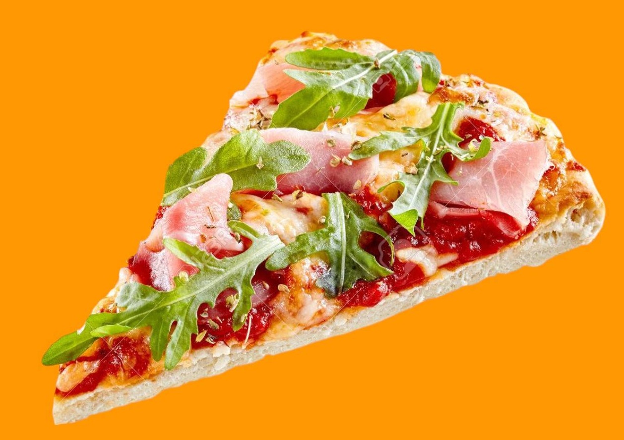 Une tranche de Pizza Jambon🍕