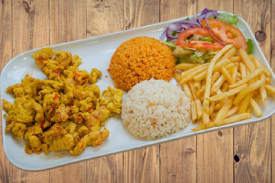 Assiette double escalope