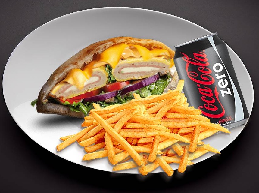 Sandwich cordon bleu