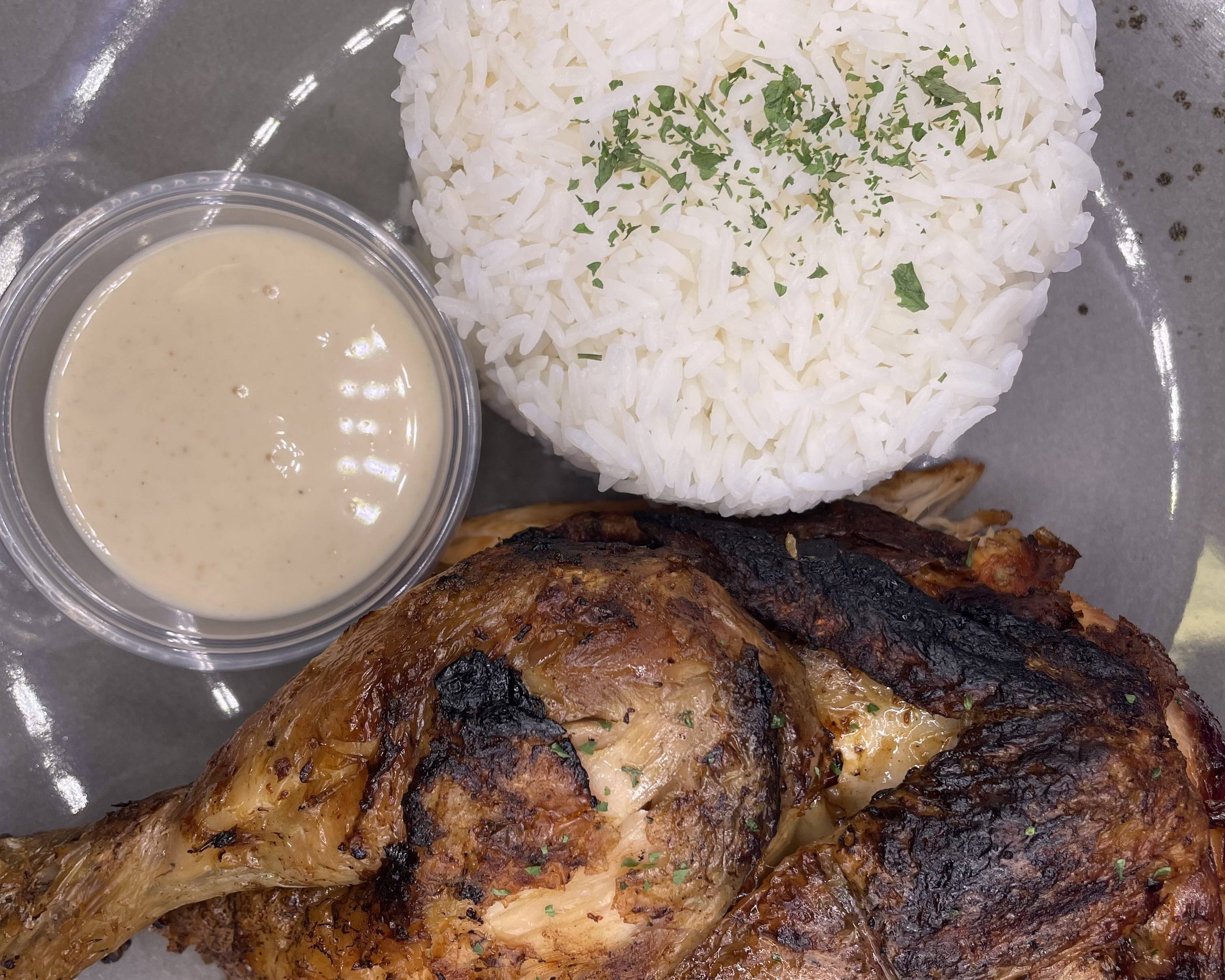 Demi poulet grillé