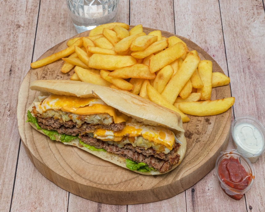 Menu sandwich suprême