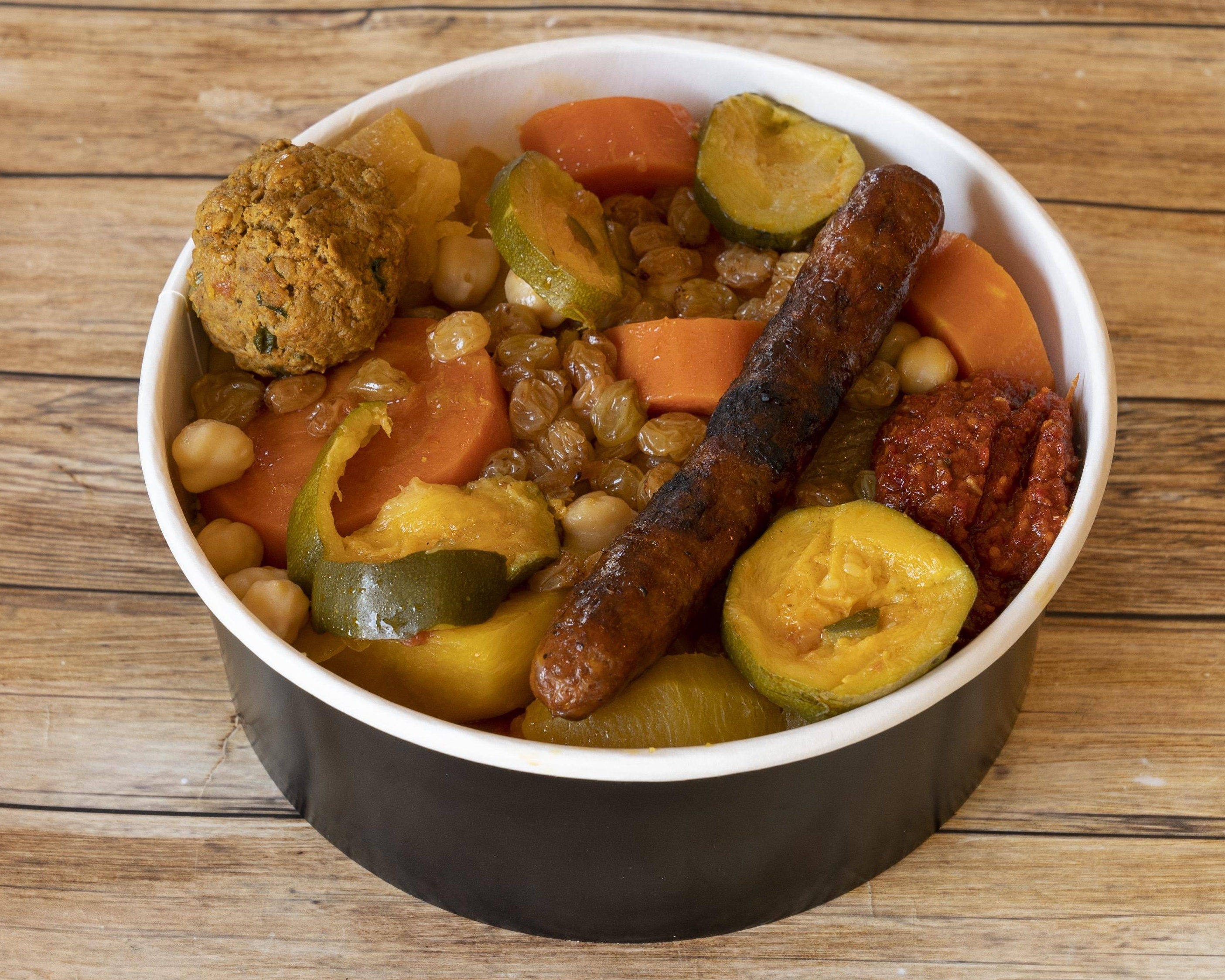 barquette 1boulette et 1 merguez