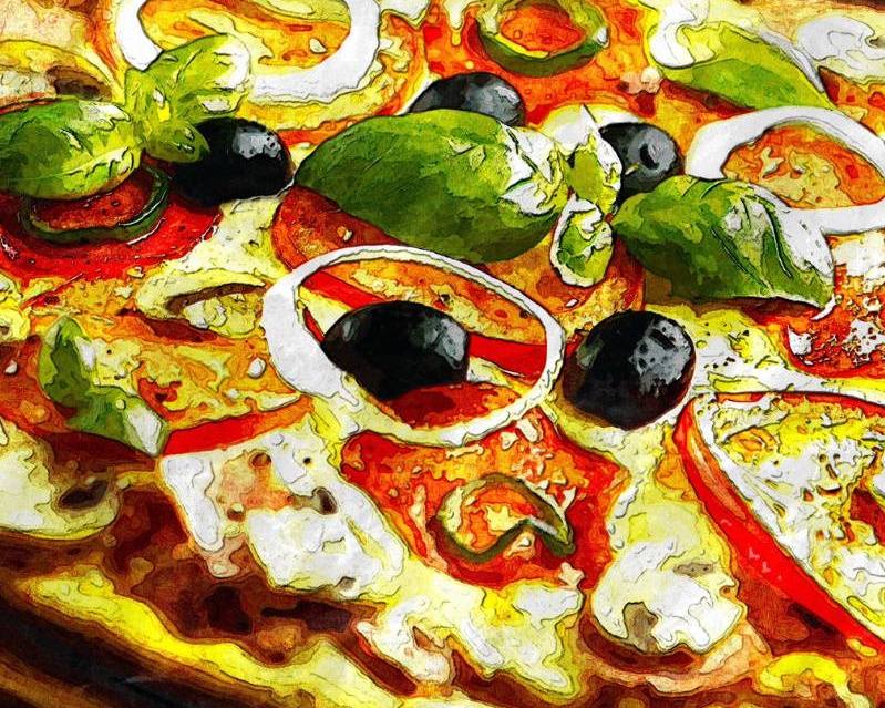 Pizza orientale
