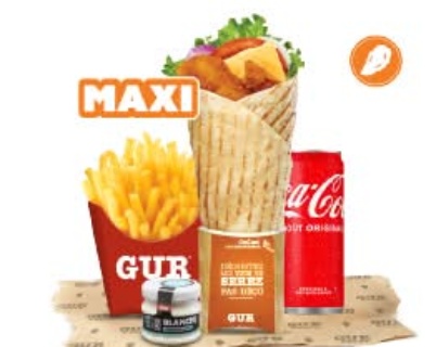 Menu MAXI GALETTE TENDERS