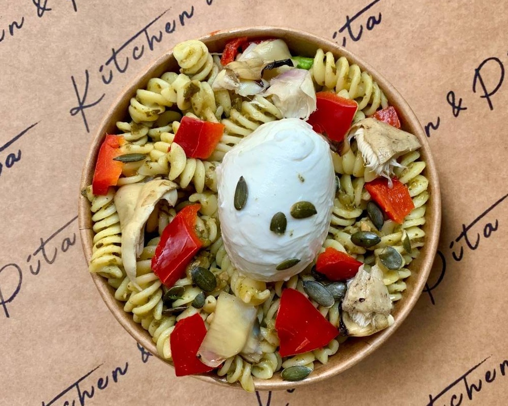 Bowl 🇮🇹Venise, 🌿, Salade de pâtes El pesto à la mozzarella
