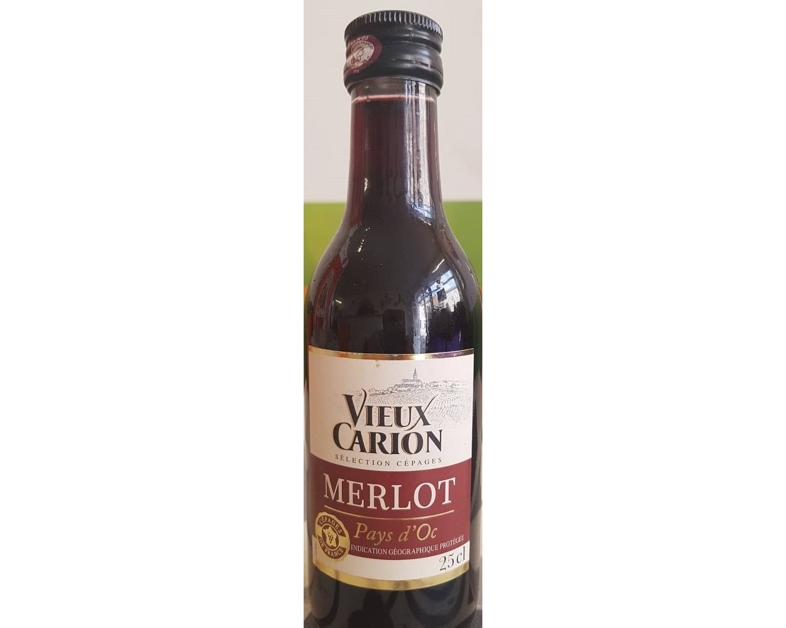 Merlot Vieux Carion 25 cl( bouteille )