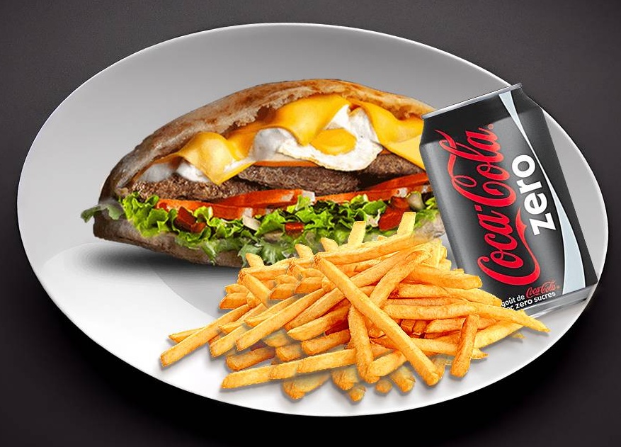 Sandwich triple steak