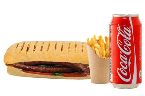 Menu panini merguez
