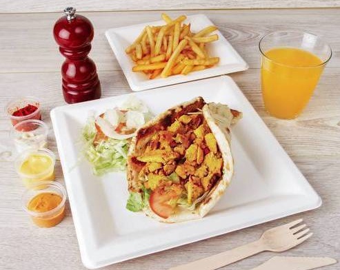 Sandwich chicken curry