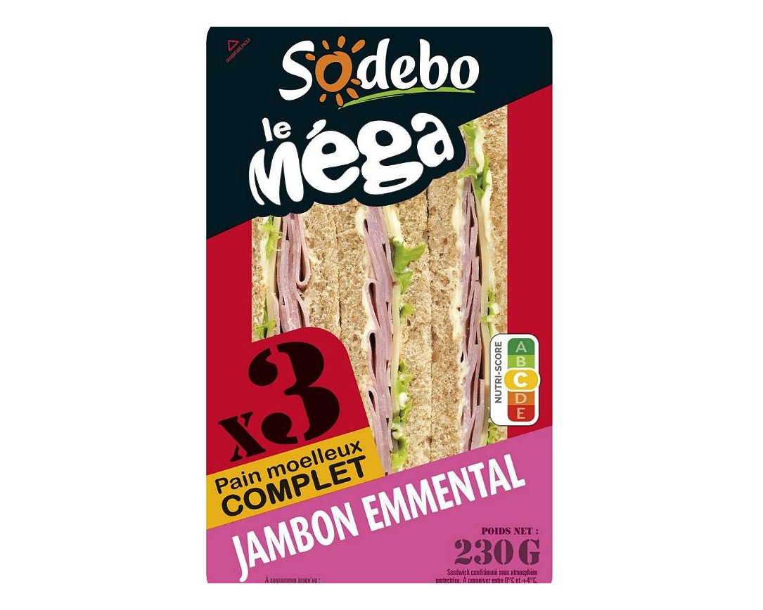 Qodebo le Maga Jambon Emmental 230g