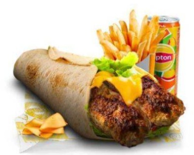 Menu wrap sheekh kebab