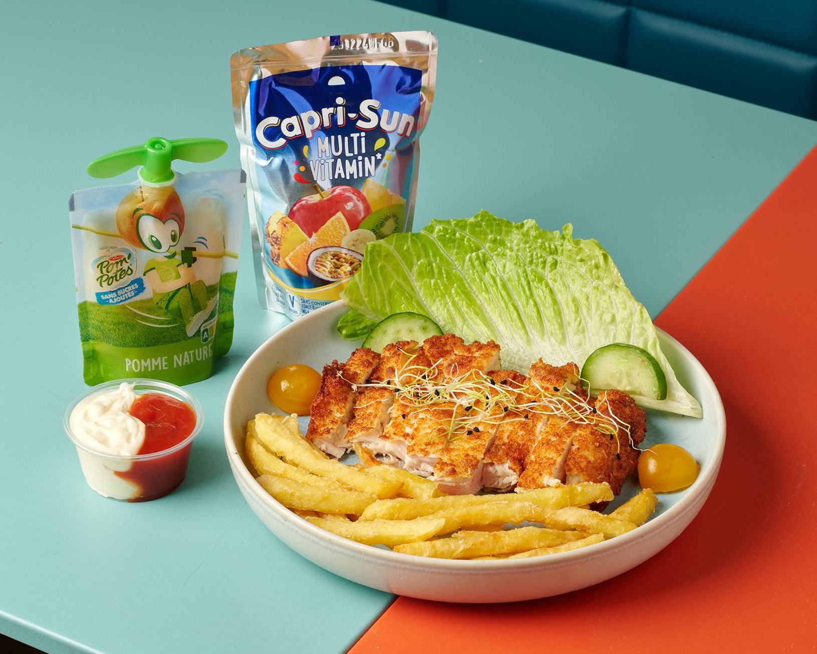 Menu enfants (Poulet pané) 👶