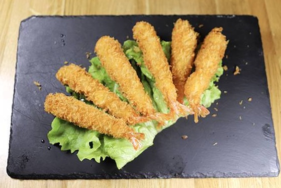Crevettes tempura