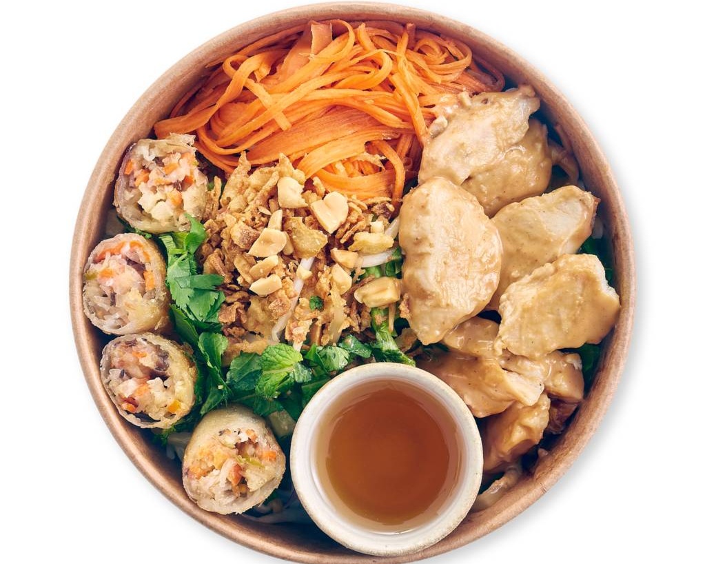 Gà bún poulet
