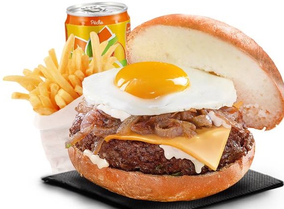 Menu king burger