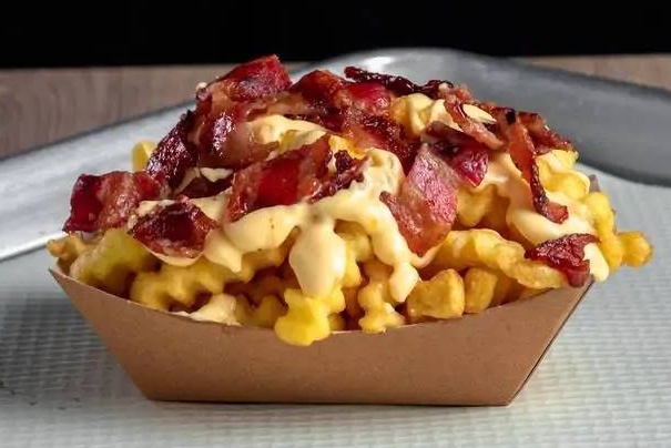 FRITE CRINKEL CHEDDAR BACON   🧀🧀🍟