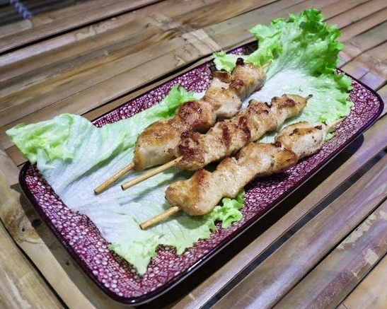 Brochettes satay 