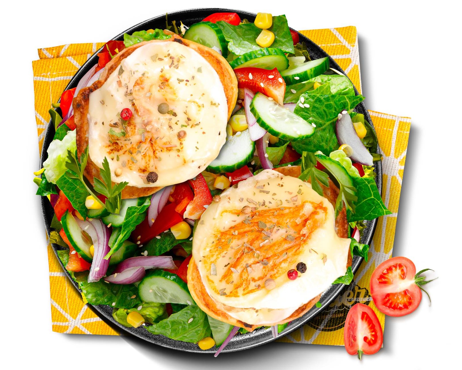 Salade chèvre chaud