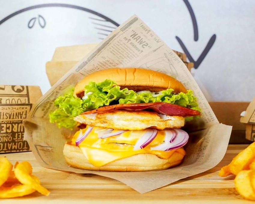 american smash bun🍔🥤