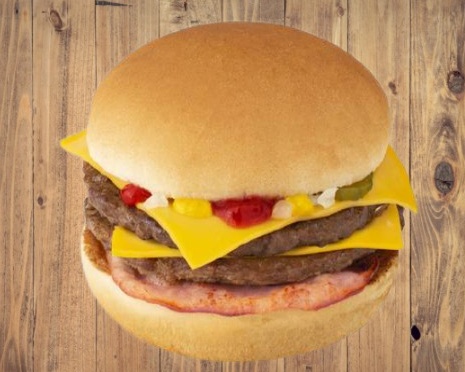 Double cheeseburger