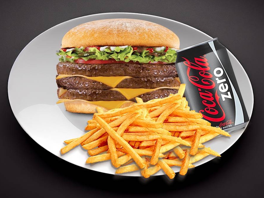 Triple Mega Burger