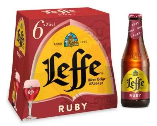 leffe rouge  6x25cl