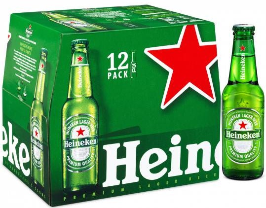 Pack de 12 Heineken 25cl