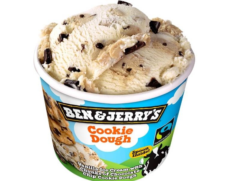 Glace Ben& Jerry's cookie dough