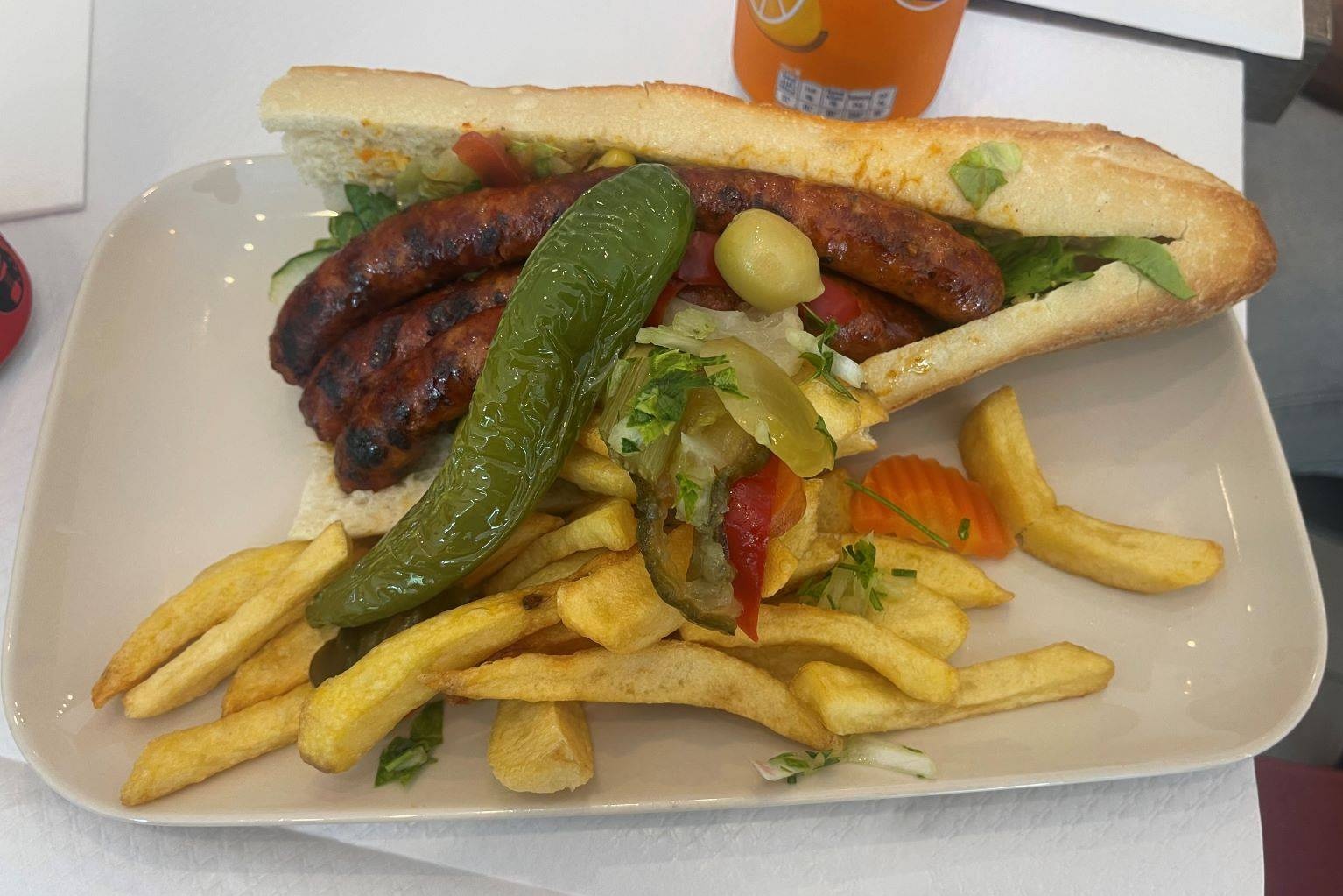 Sandwich merguez