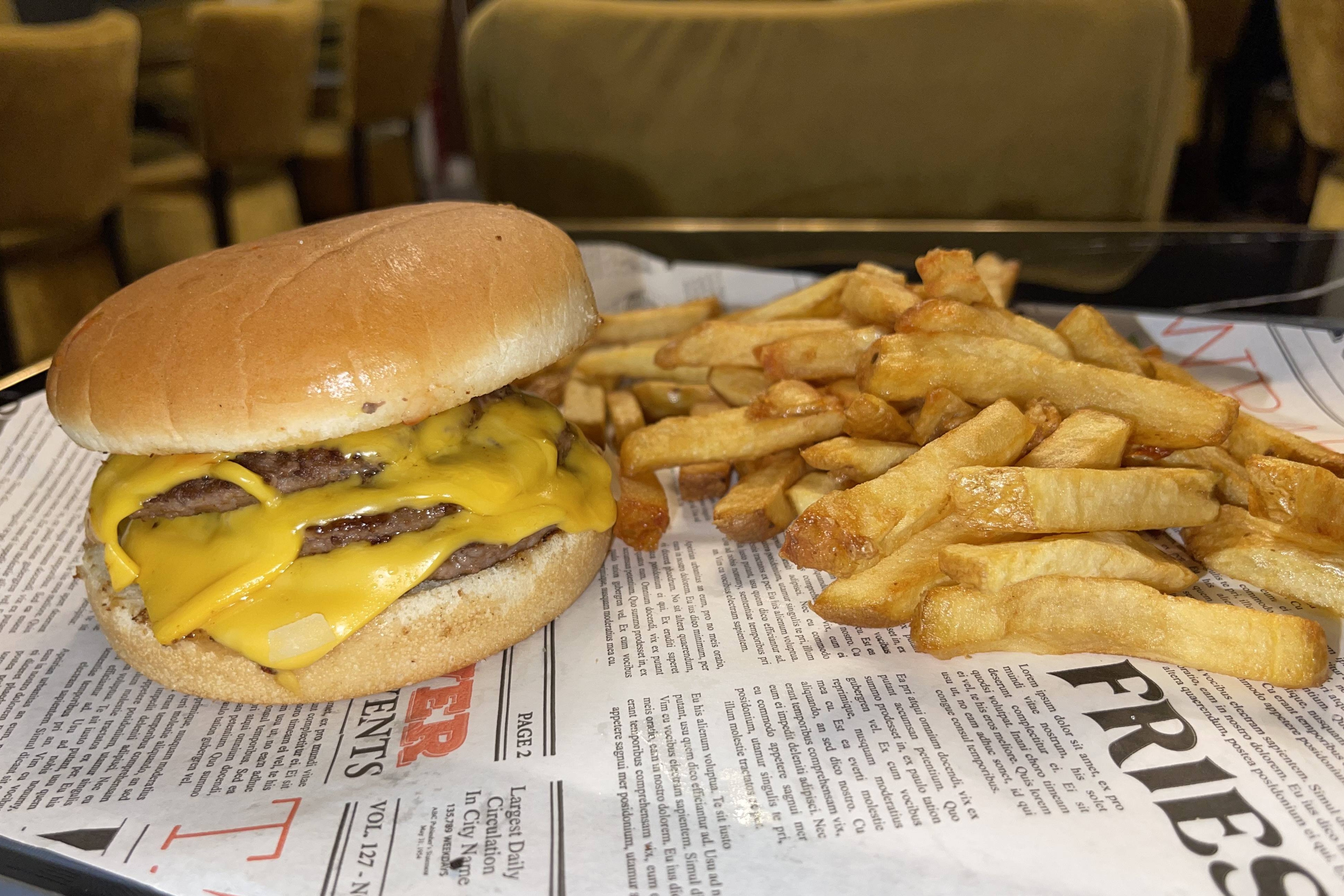 Menu Triple Cheese x3 🧀🍔😍🥬