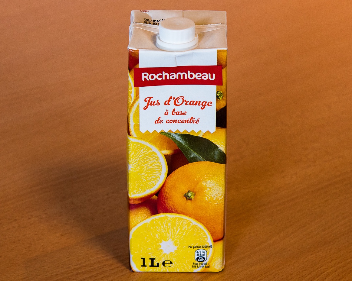 Jus d’orange Rochambeau