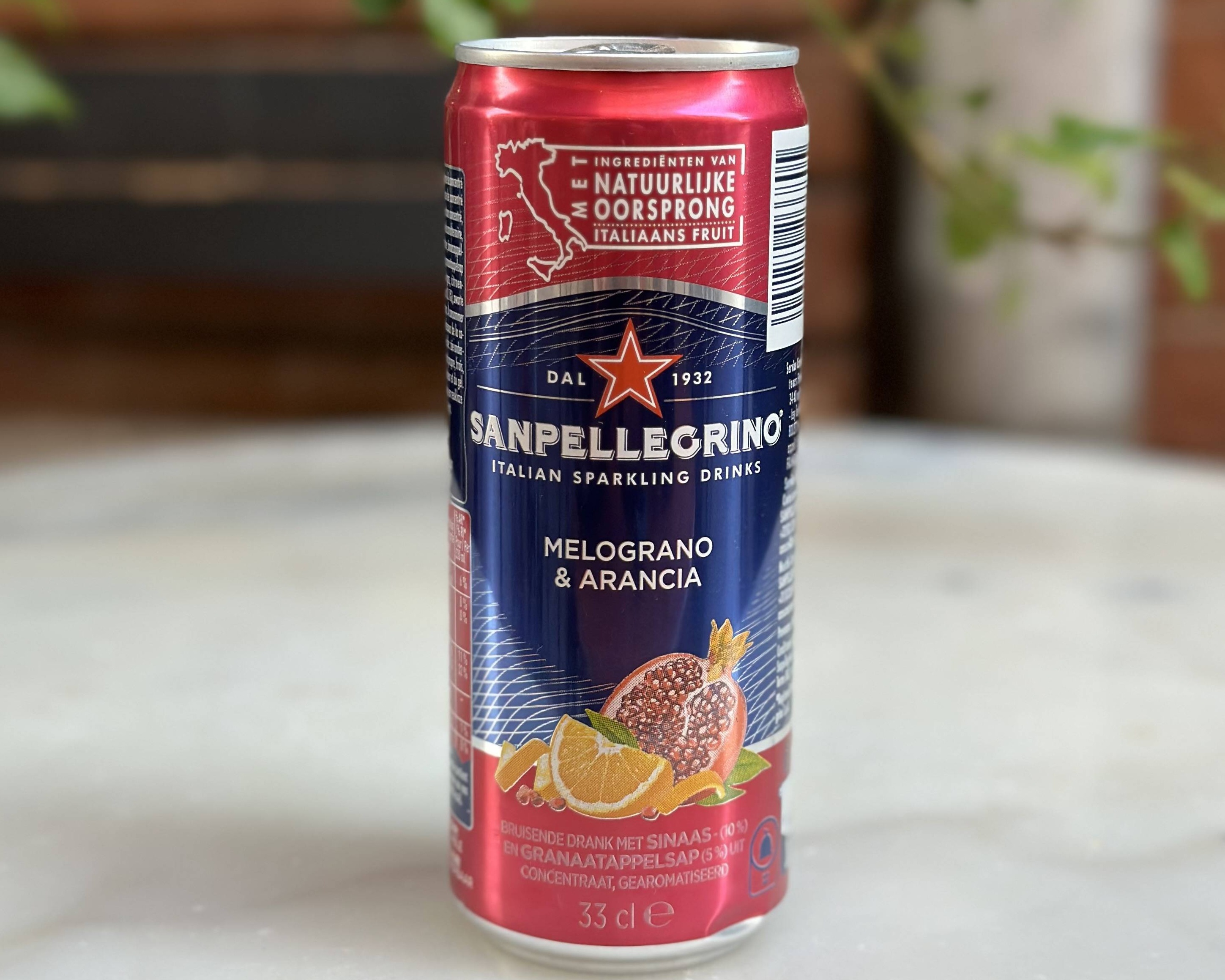 San Pellegrino Grenade Orange