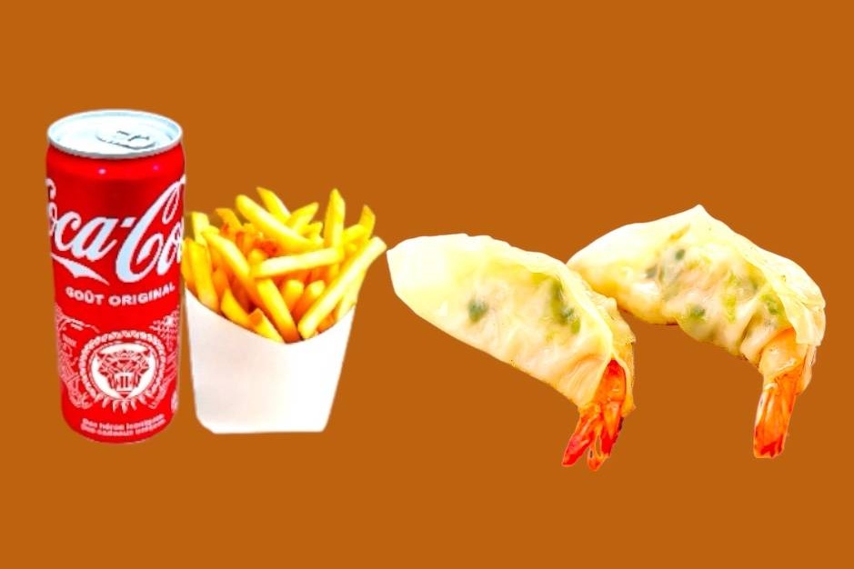 Menu Gyozas Crevettes