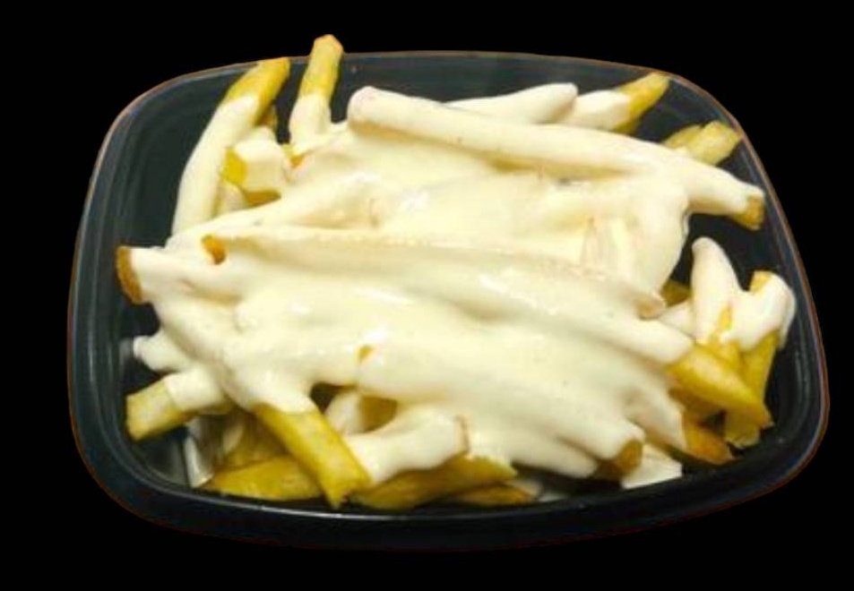 Frites sauce fromagère