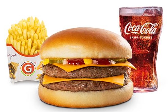 Menu Double Cheese