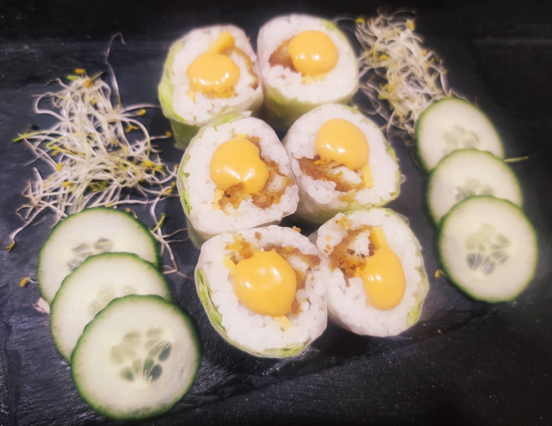 Spring poulet Cheddar spicy 🔥🍣