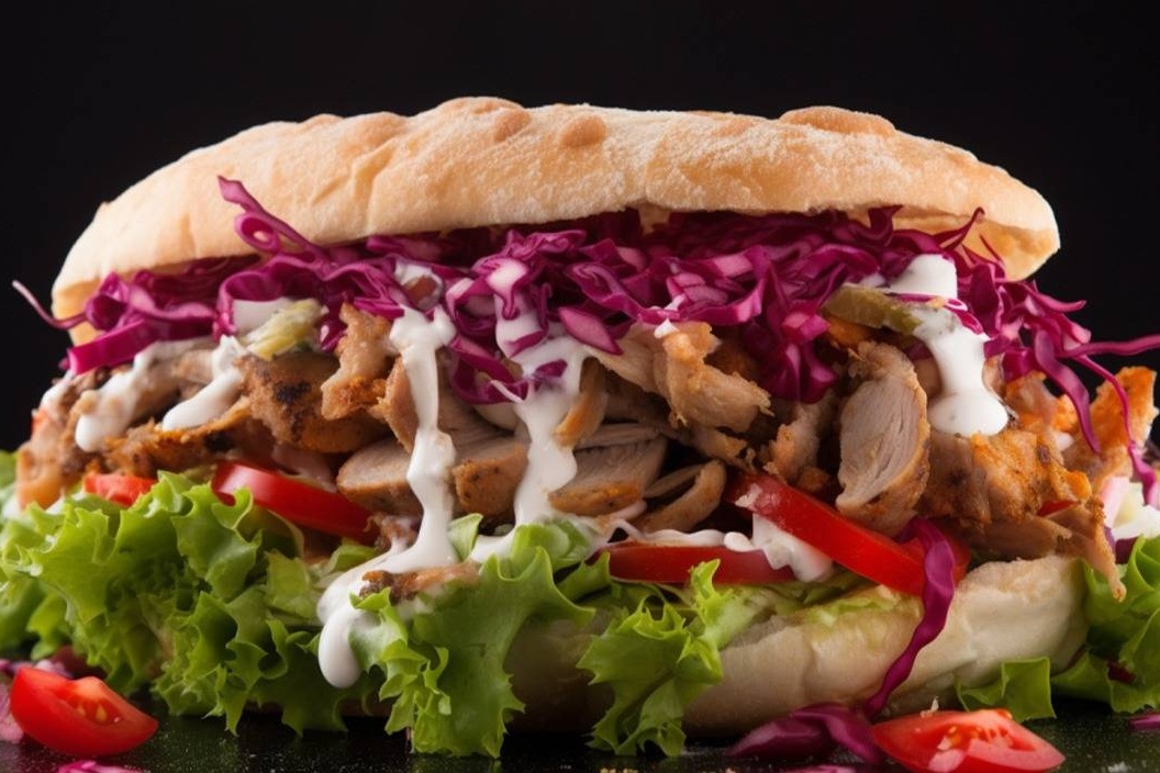 Menu berliner kebab bœuf