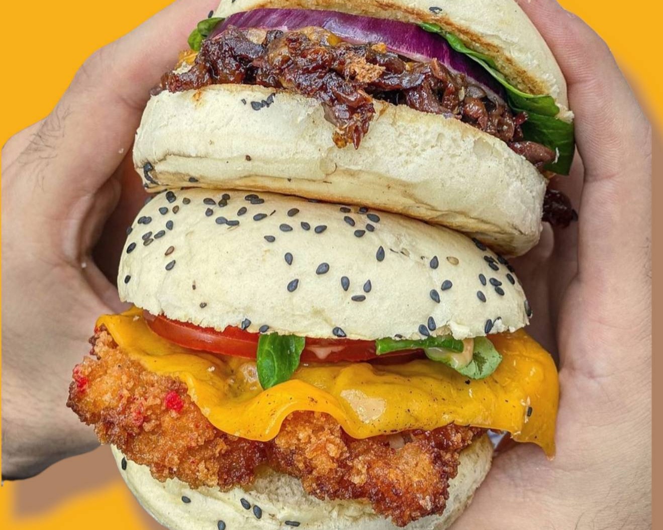❤️ Spicy-baoger X 🍔🍔+ FRITES 🍟🍟🥤🥤