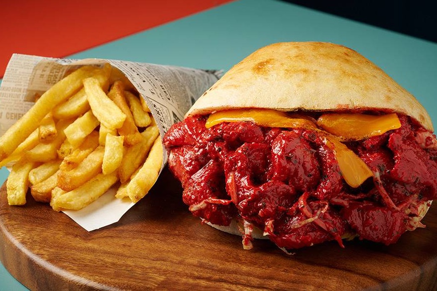 Sandwich Tandoori Cuit au Feu de Bois 🔥