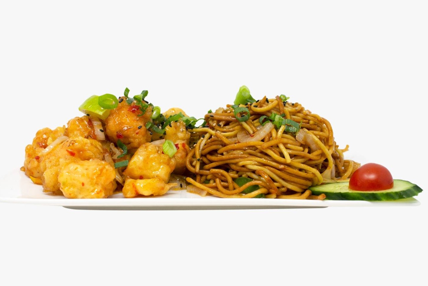 Plat crevette sel et poivre