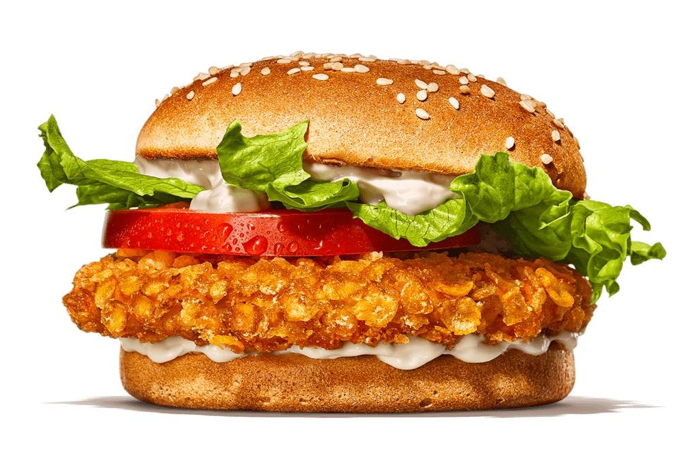 Menu chicken burger