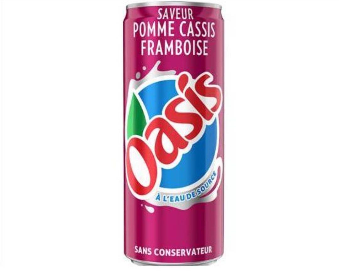 Oasis pomme cassis framboise 🥤🥤
