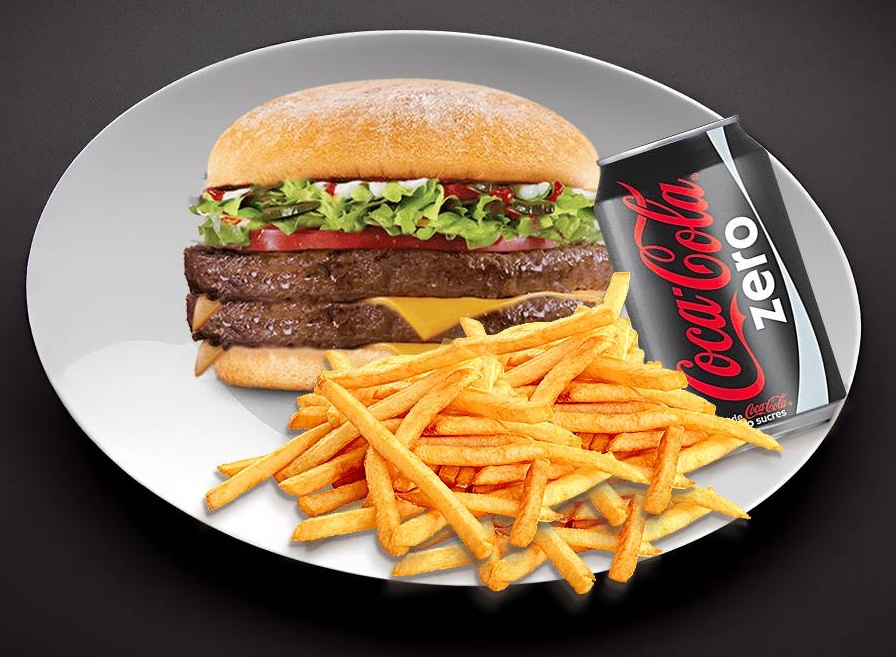 Double méga burger
