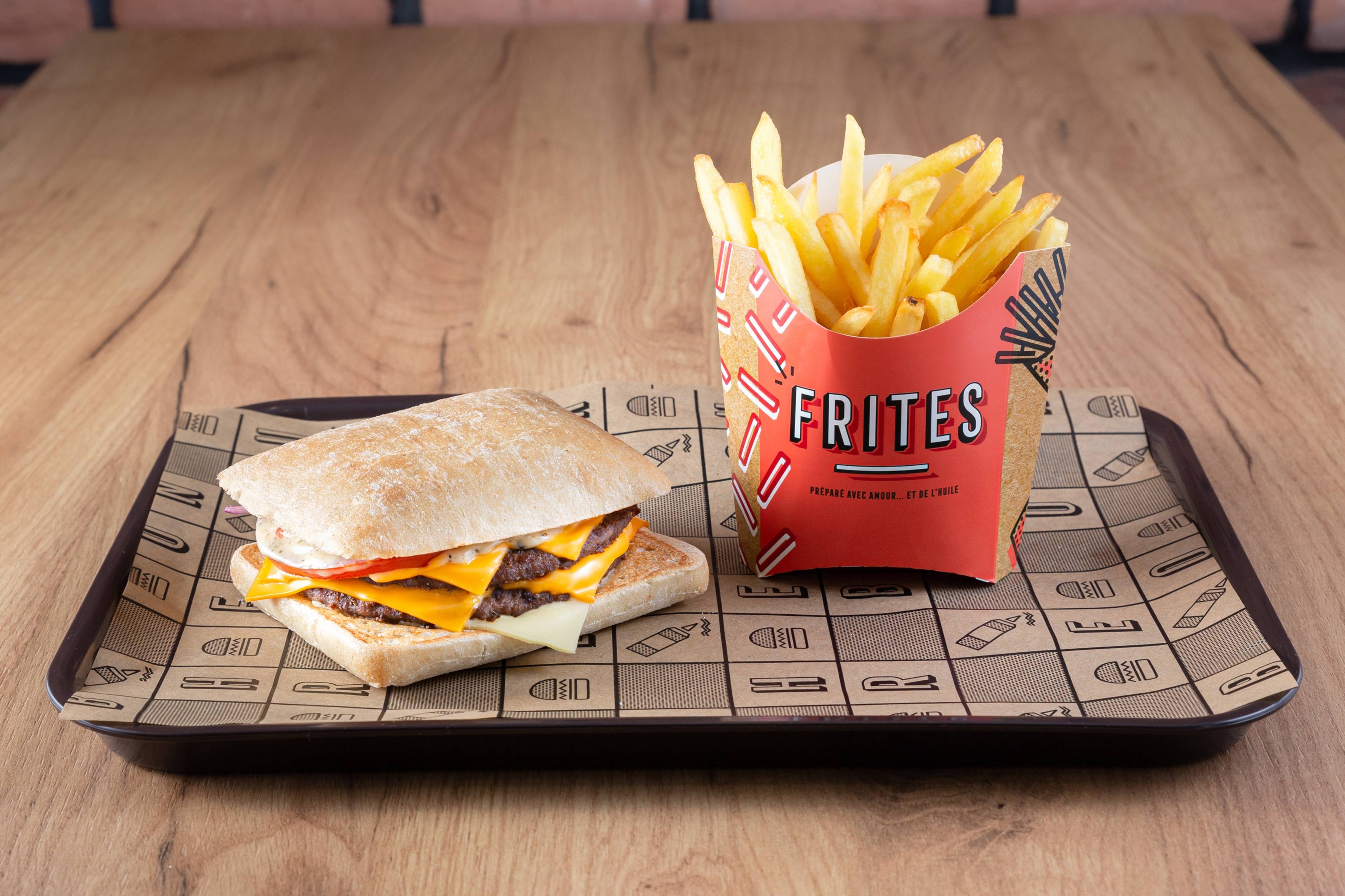 Menu 270 G burger