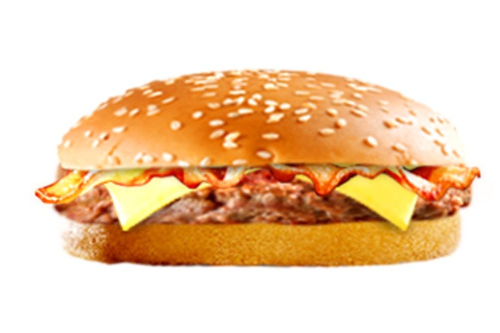 Lon bacon burger