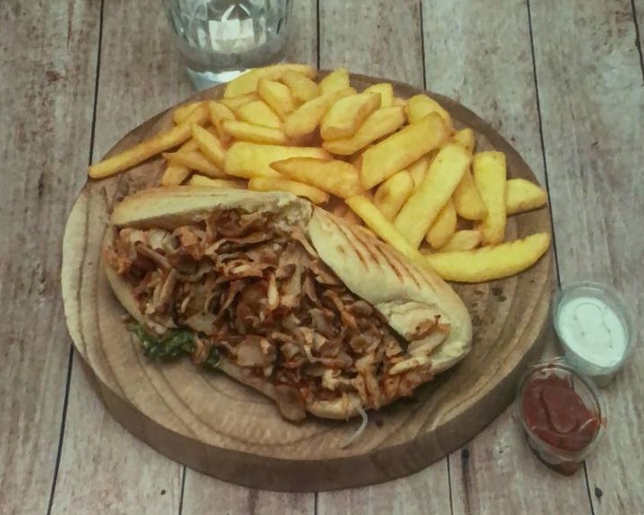 Menu sandwich kebab