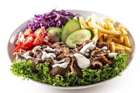 Salade au Kebab 